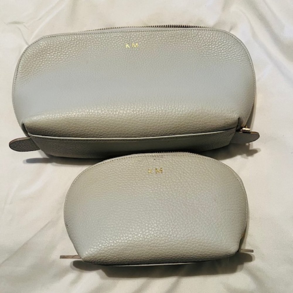 Cuyana Leather Travel Case Set